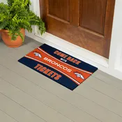 28" x 16" PVC Trapper Mat, Come Back with Tickets, Denver Broncos