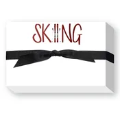 SKIING BIG & BOLD NOTEPAD