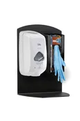 Hand sanitizing and mask/glove dispenser – (Wall Mount)