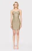 LUREX EYELASH SWEETHEART DRESS