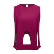Marije Scoop Neck Cutout Top