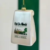 Bag of Beignets Glass Ornament