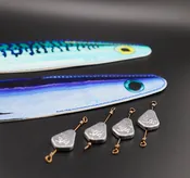 12Pk Fire Tailz Lead for Rigging