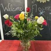Dozen Mixed Color Roses