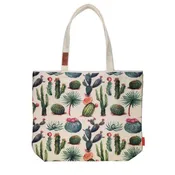 Canvas Cactus Tote Bag & Pouch & pins