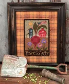 Blue Ribbon Blessings Punchneedle Embroidery
