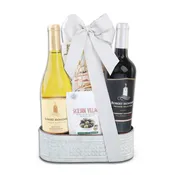 Dual Delight 2 Bottle Wine Gift Basket