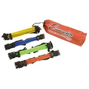 Champion Sports 4M Sectioned Agility Ladder Set - Two Sizes(2m x 16"W &� 4m x 16"W) - multi-color