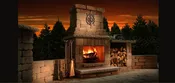 Colonial Fireplace