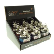 1oz Harris Tweed Hip Flask Keyring