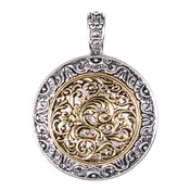 Aimez Filigree 2 Tone Charm by Beacoup Designs