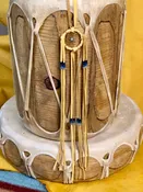 1" Handmade Dreamcatcher - Camel