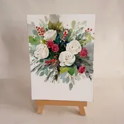 Immersive Watercolor Holiday Arrangement