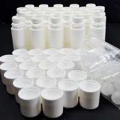 3 oz White Plastic Roll-On Deodorant Bottles - Bundle of 25