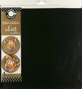 12x12 Canvas Sheet - Black