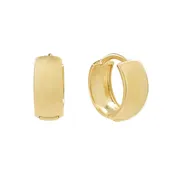 10k Solid Gold Chunky Huggies
