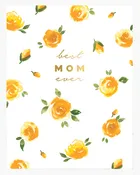 Best Mom Ever Roses Greeting Card