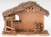 10.5"H X 13"L Stable for Nativity  FONTANINI
