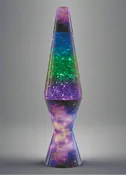 14.5" Lava Lamp Silver Stars