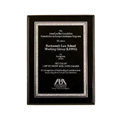 Black Piano Finish Corporate Plaque