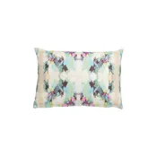 Alphabet Soup Linen Throw Pillow