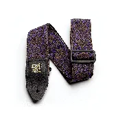 A9002-PURPLE PAISLEY GUITAR STRAP/BASS STRAP