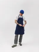 ColorSplash Apron of the Month - Alex's French Blue