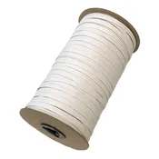 1/4" Elastic - White