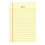 Yellow Notes 4x6 Notepad