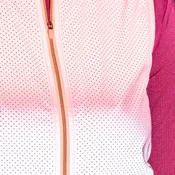GoFluo Maddy Body Glower Vest, Flourescent, Reflective Coral Ombre fade print