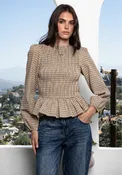 Farrow Peplum Top