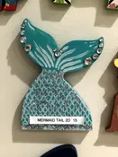 3D Wood Mermaid Tail