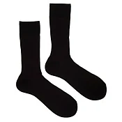 Calza corta a costine black