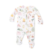 Angel Dear 2-Way Ruffle Back Zipper Footie S3