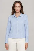 Beau Chemise Melanie Muted Check Blouse