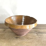 Antique French Terracotta Tien Bowl XL
