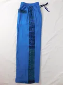 Garment dyed Patchwork Pants with hand woven patches
