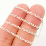015RSS. Sterling Silver Rope Chain
