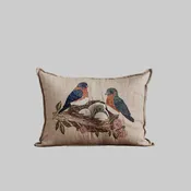 Bluebird Nest Pocket Pillow
