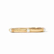 Julie Vos Catalina Hinge Bangle - Mother of Pearl