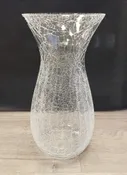 Crackle Flared Rose Vase