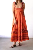 Alémais Boathouse Ballet Sundress in Red Multi