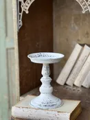 7" Distressed Candle Holder
