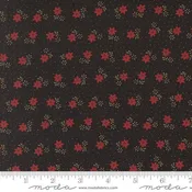 A Vintage Christmas Cactus Florals Black