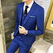 2018 Men Black Wedding Prom Suits S-3XL Fashion Shawl Collar Men Tuxedo Suit Costume Homme Mariage Jacket+Vest+Pants