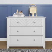 Atwood 3-Drawer Dresser, Matte White