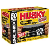 Contractor Clean-Up Bags Husky 50 Bags