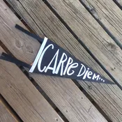 carpe diem pennant banner