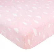 American Baby 3D Heavenly Soft Chenille Sheets - Pink Cloud