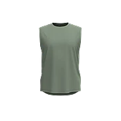 Mens Sleeveless Muscle Scoop Hem Tee